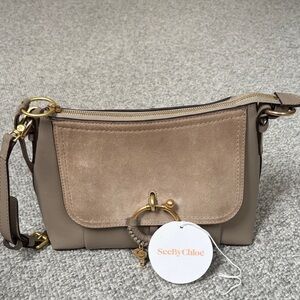 See By Chloe Beige and Taupe Crossbody Bag
